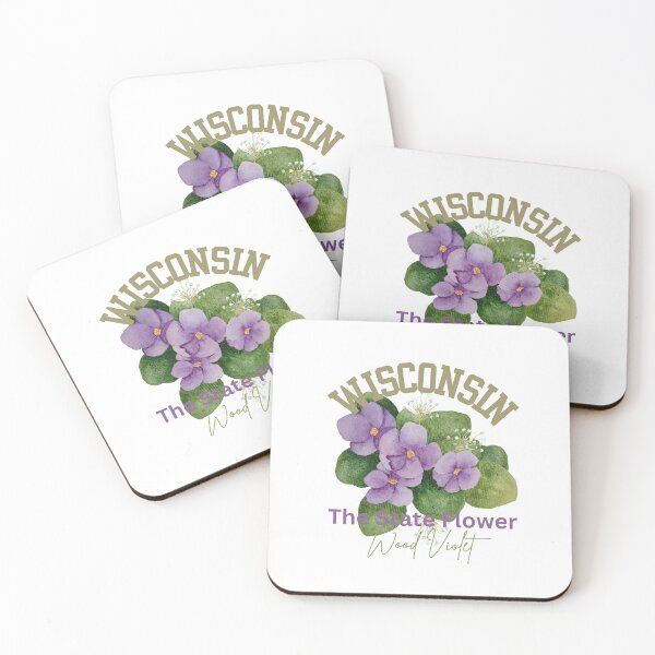 Item preview, Wisconsin State Flower Wood Violet Classic T-shirt Sticker designed and sold by ThinkNature!.