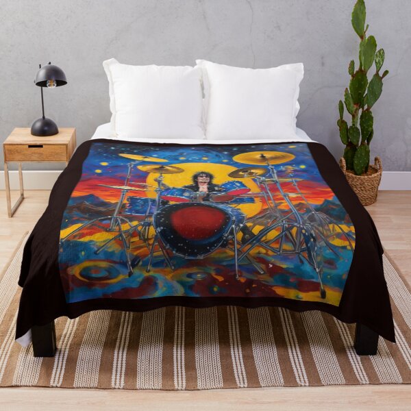 Item preview, "Rhythmic Cosmos: Tommy Lee's Stellar Drumming" designed and sold by Artisticanvas.