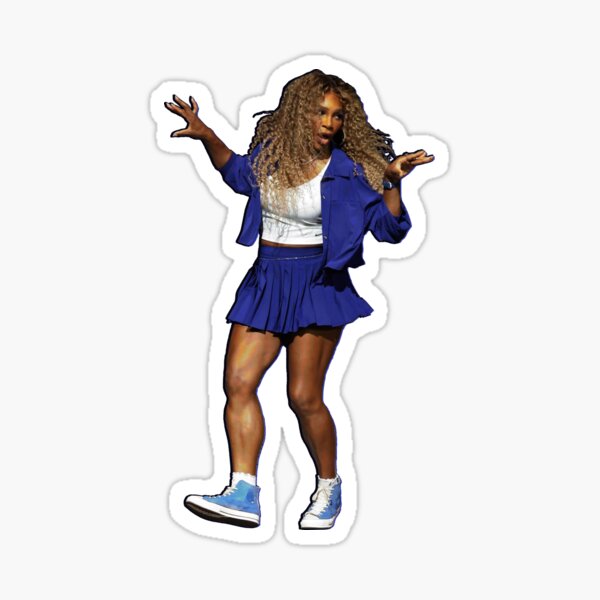 Aperçu de l'œuvre Serena Williams marche sur ses genoux à la mi-temps du Superbowl créée et vendue par Signs for Dark Times.