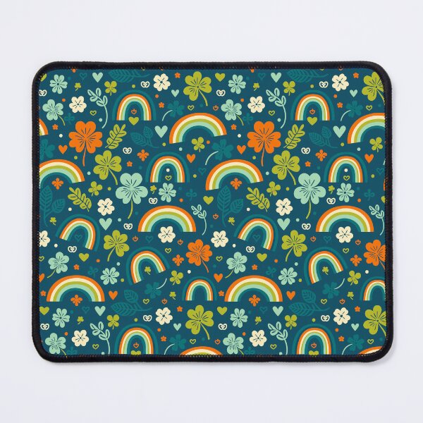 Item preview, Shamrocks and Rainbows Pattern designed and sold by Ghost on Toast.