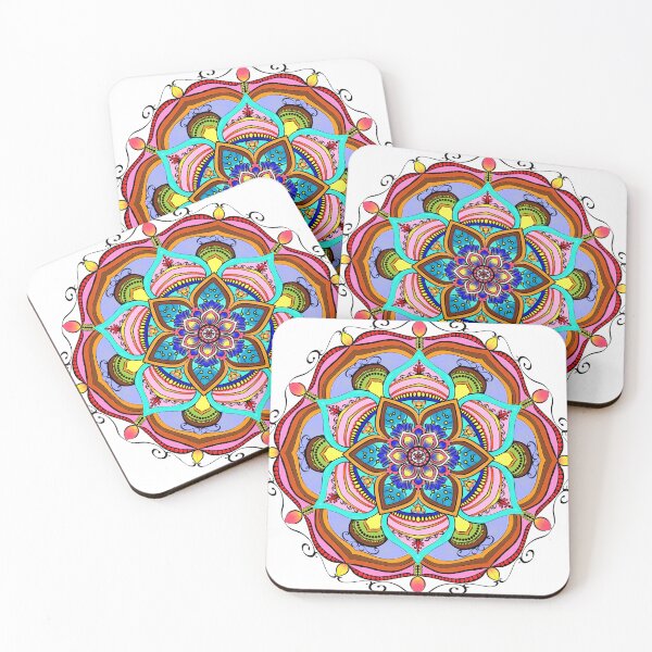 Item preview, Mandala pink flower designed and sold by Bulantanyong.