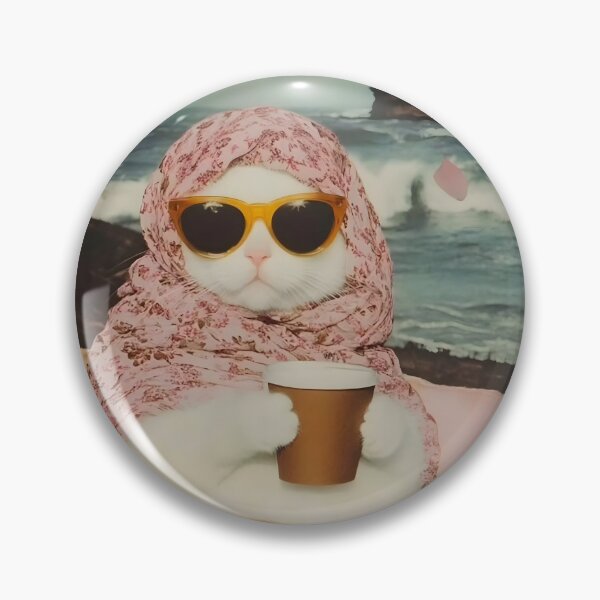Item preview, Demure cat with glasses  designed and sold by FigmaCreations.
