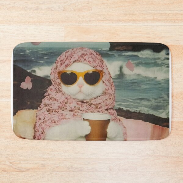 Item preview, Demure cat with glasses  designed and sold by FigmaCreations.