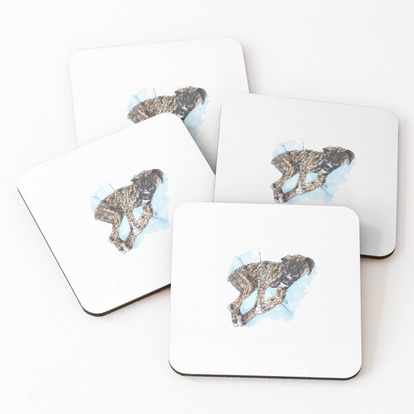 Item preview, Sleepy Brindle Boxer Dog designed and sold by rita-andi.