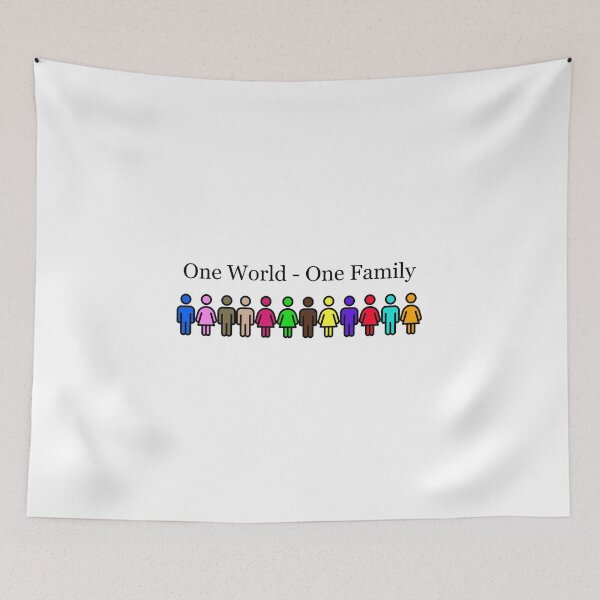 Item preview, One World - One Family designed and sold by litmusician.