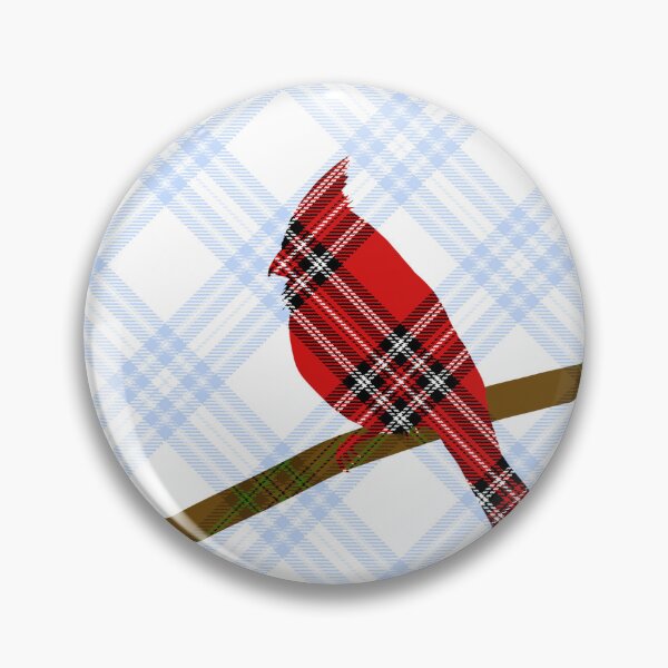 Item preview, Northern Cardinal Male Tartan Twill Plaid designed and sold by Chad K Art.