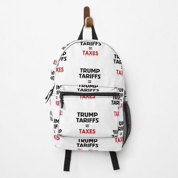 Item preview, DONALD TRUMP TARIFFS ARE TAXES TARIFF (White) MEME STICKER designed and sold by SabbaticalSteve.
