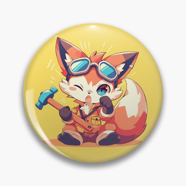 Item preview, Builders Unite! - Cute fox building something designed and sold by etherElric.