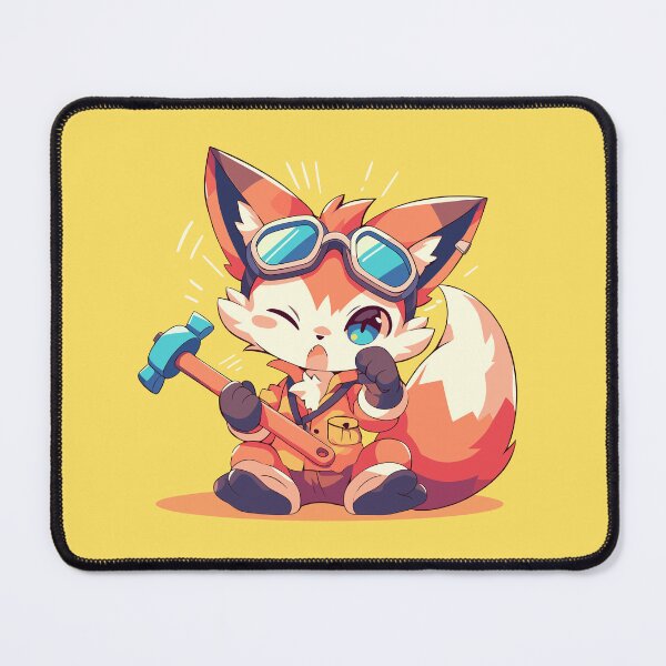 Item preview, Builders Unite! - Cute fox building something designed and sold by etherElric.