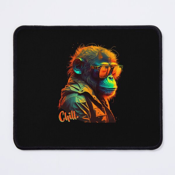 Item preview, Retro Groovy Ape Sunglass Synthwave Nostalgia designed and sold by Dressed For Duty.