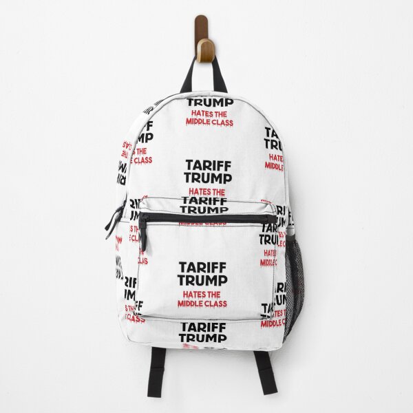 Item preview, DONALD TRUMP HATES THE MIDDLE CLASS (White) TARIFF MEME STICKER designed and sold by SabbaticalSteve.