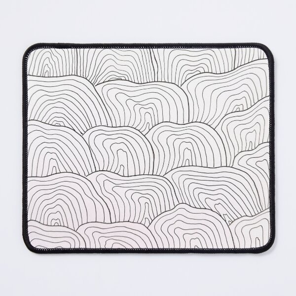 Item preview, Simple Wavy Abstract Zentangle  designed and sold by ChalarieArt.