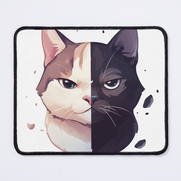 Item preview, Jekyll & Hyde Kitty: The Dual Faces of Whiskers designed and sold by studio902.