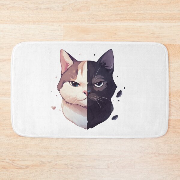 Item preview, Jekyll & Hyde Kitty: The Dual Faces of Whiskers designed and sold by studio902.