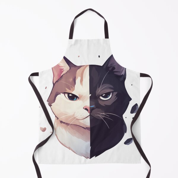 Item preview, Jekyll & Hyde Kitty: The Dual Faces of Whiskers designed and sold by studio902.