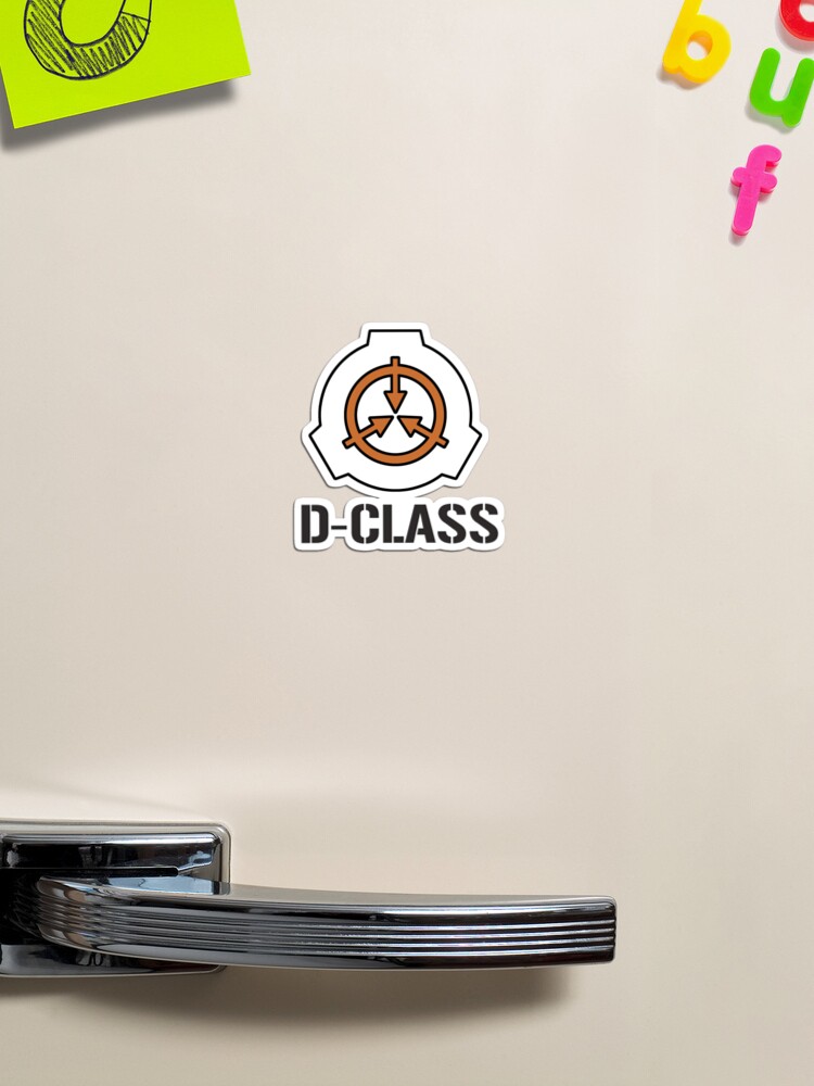 SCP Foundation: D-Class Sticker for Sale by Rebellion-10