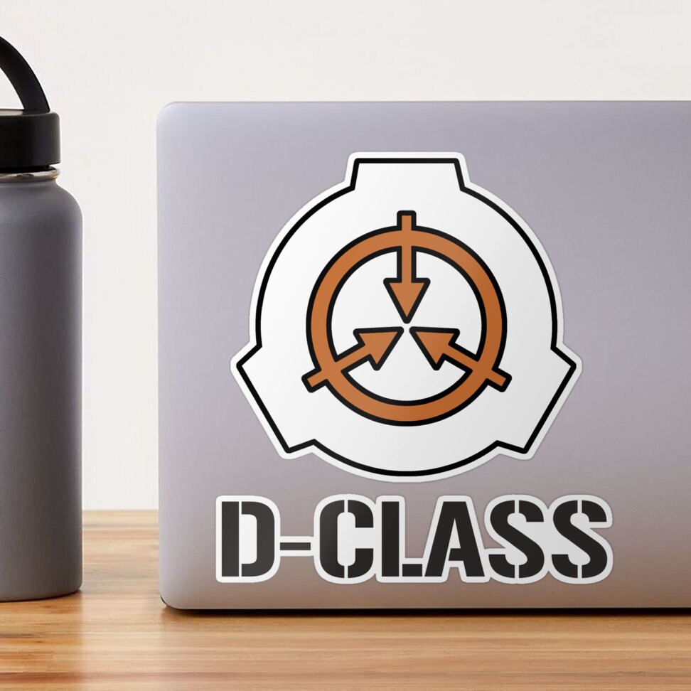 SCP Foundation: D-Class Sticker for Sale by Rebellion-10