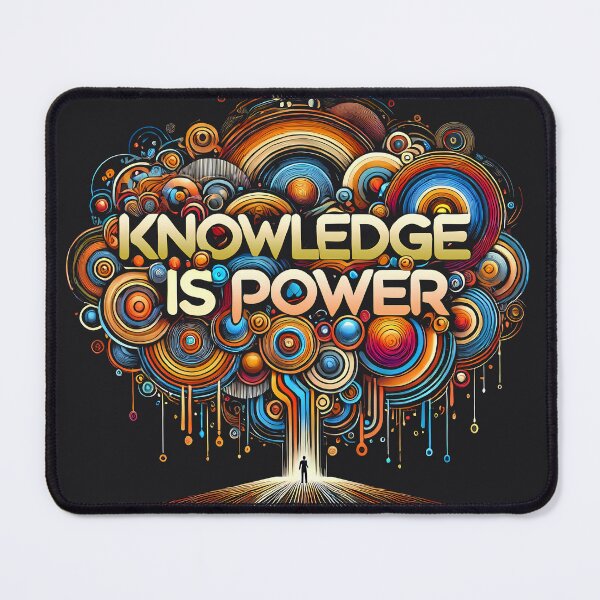 Item preview, Knowledge is Power, typography designed and sold by maxmaj.