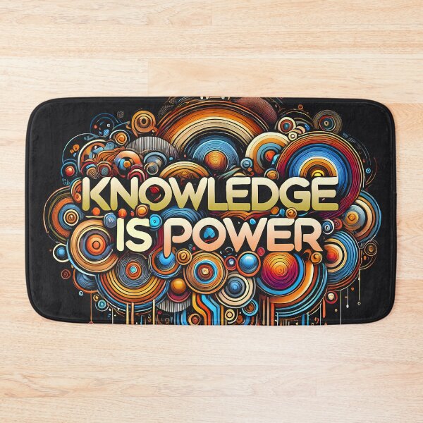 Item preview, Knowledge is Power, typography designed and sold by maxmaj.