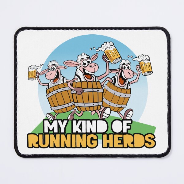 Item preview, Running sheep and beer / beer running sheep designed and sold by AdyKurniawan.