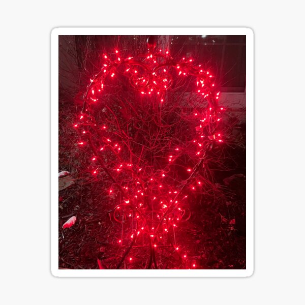Item preview, Red Heart lights designed and sold by Linda Sannuti.