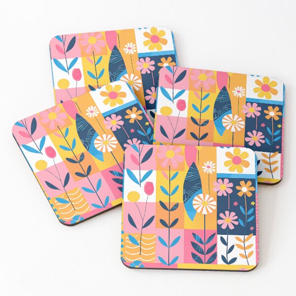Item preview, Patchwork Blooms designed and sold by 8thStreetDesign.