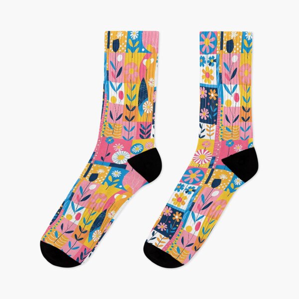 Item preview, Patchwork Blooms designed and sold by 8thStreetDesign.