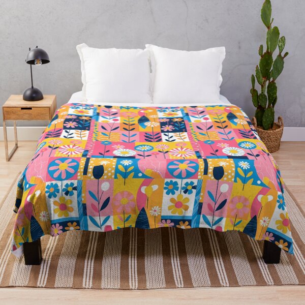 Item preview, Patchwork Blooms designed and sold by 8thStreetDesign.