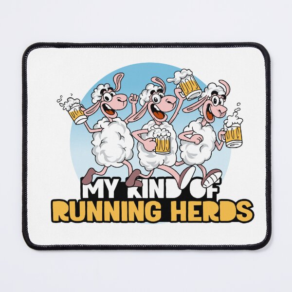Item preview, Running sheep and beer / beer running sheep designed and sold by AdyKurniawan.