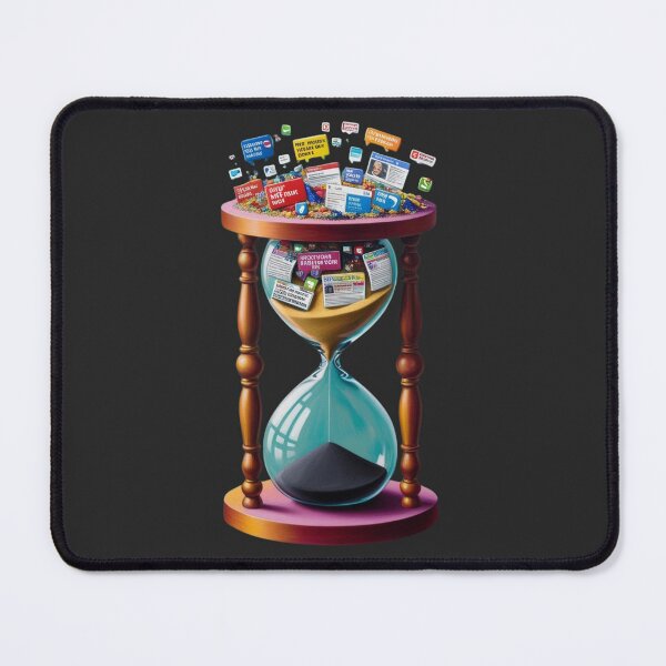 Item preview, Modern Attention Span – Distraction Hourglass Design designed and sold by CoachCreates.