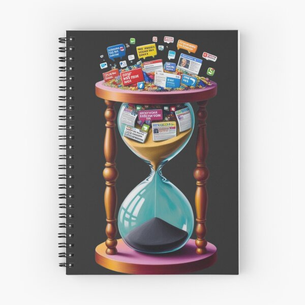 Item preview, Modern Attention Span – Distraction Hourglass Design designed and sold by CoachCreates.