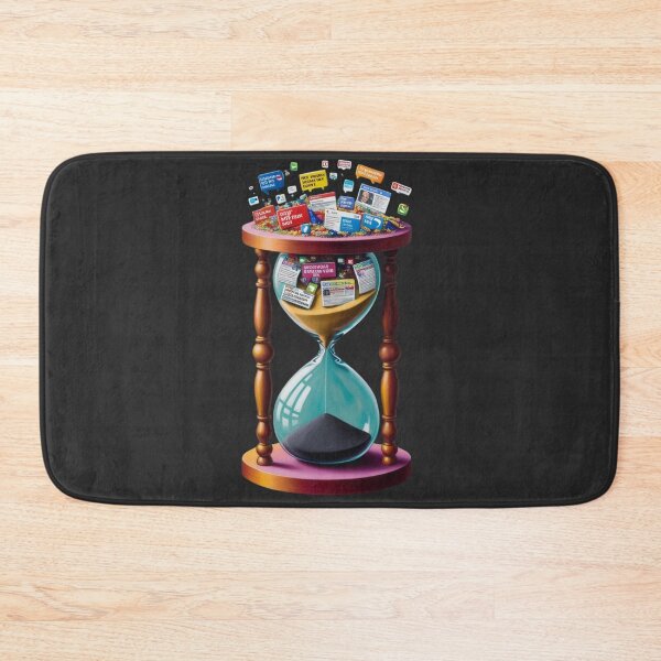Item preview, Modern Attention Span – Distraction Hourglass Design designed and sold by CoachCreates.