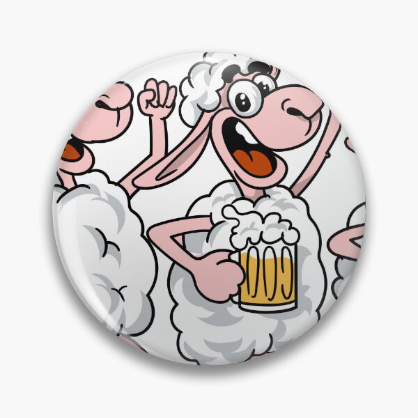 Item preview, Running sheep and beer / beer running sheep designed and sold by AdyKurniawan.