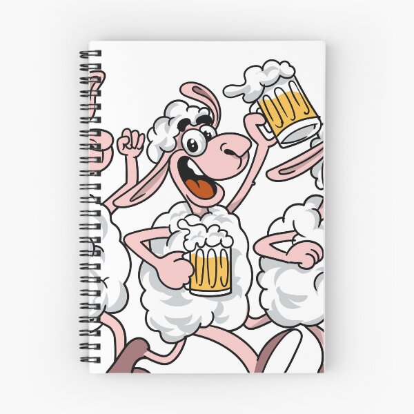 Item preview, Running sheep and beer / beer running sheep designed and sold by AdyKurniawan.