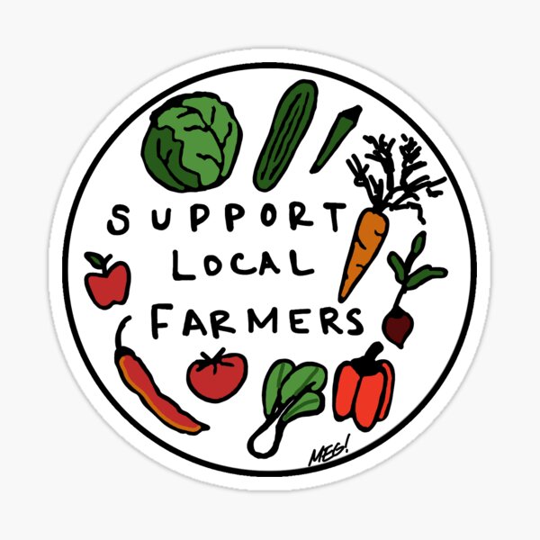 Item preview, Support Local Farmers!! designed and sold by meg!.