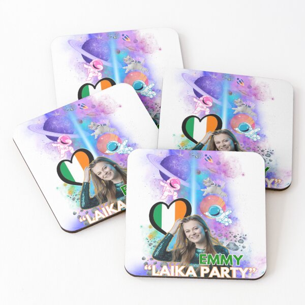 Item preview, Emmy "Laika Party" Ireland Eurovision 2025 designed and sold by EurovisionTom.