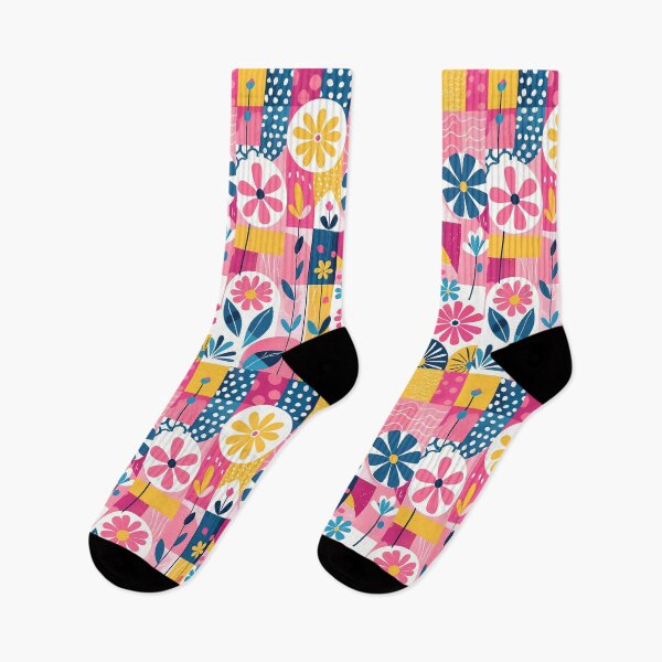 Item preview, Patchwork Blooms designed and sold by 8thStreetDesign.