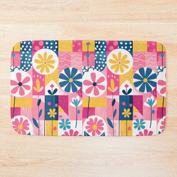 Item preview, Patchwork Blooms designed and sold by 8thStreetDesign.