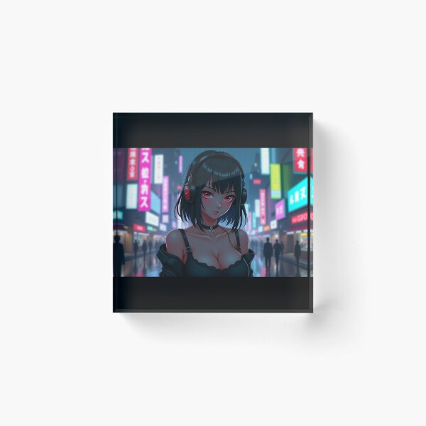 Item preview, Phonk Beats and Cyberpunk Streets Girl designed and sold by brendanre.