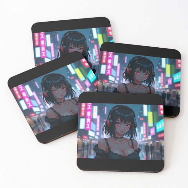 Item preview, Phonk Beats and Cyberpunk Streets Girl designed and sold by brendanre.