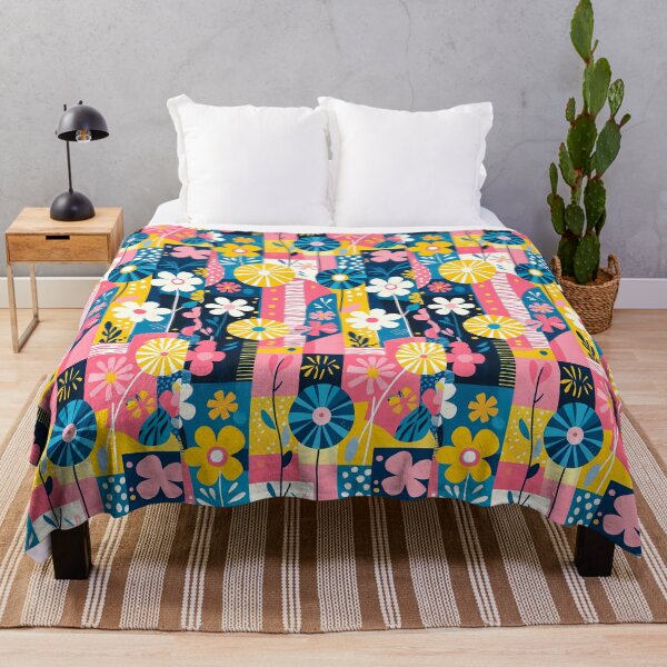 Item preview, Patchwork Blooms designed and sold by 8thStreetDesign.