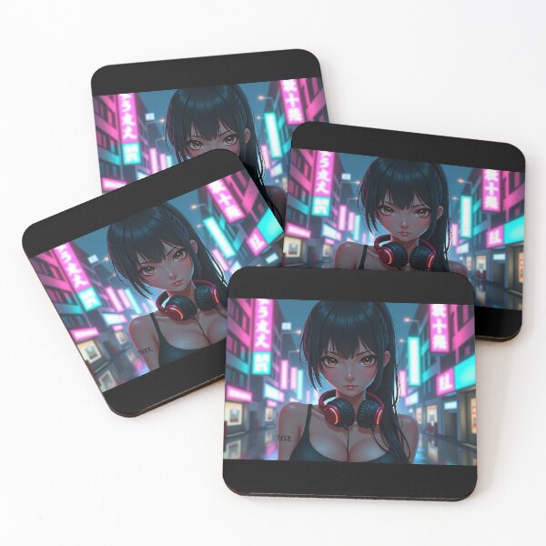 Item preview, Phonk Beats and Cyberpunk Streets Girl designed and sold by brendanre.