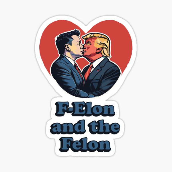 Item preview, F-Elon and the Felon designed and sold by CraftyCritter20.