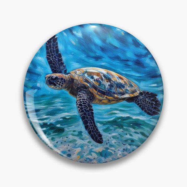 Item preview, Sea Turtle Flyby designed and sold by The Wandering Bookworm.