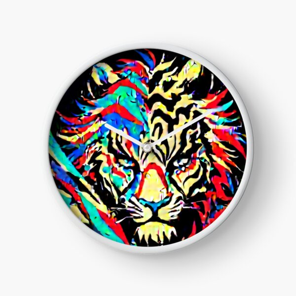 Vista previa del artículo con la obra «Arte abstracto del tigre», diseñado y vendido por TheDarkWardrobe.