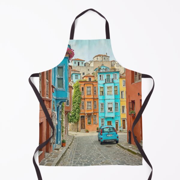 Item preview, Balat Istanbul Turkey Watercolor Travel Art designed and sold by Magnolia Valley Art.
