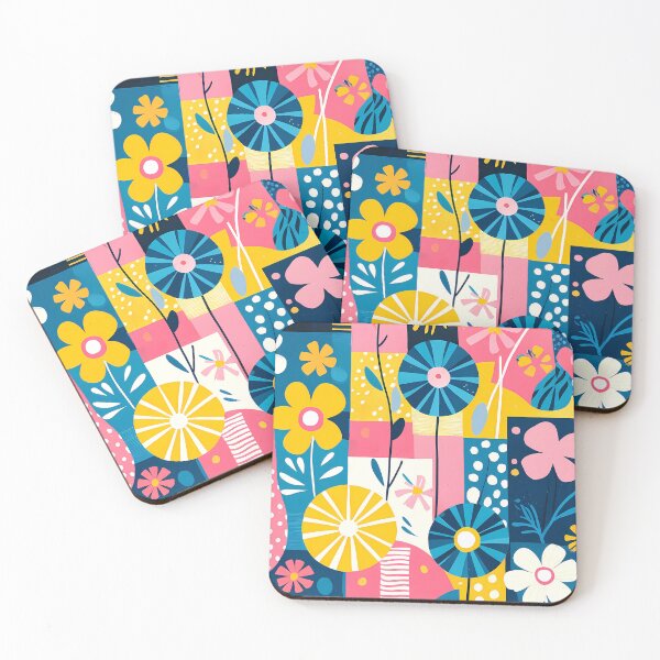 Item preview, Patchwork Blooms designed and sold by 8thStreetDesign.