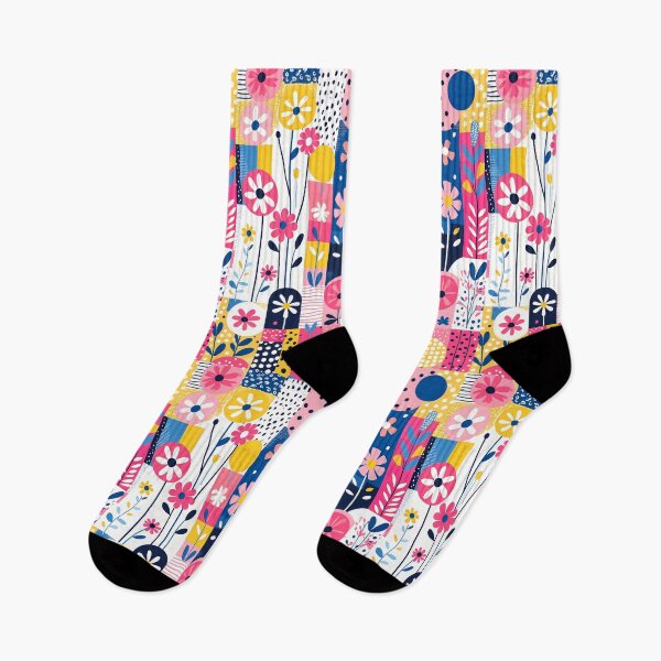 Item preview, Patchwork Blooms designed and sold by 8thStreetDesign.