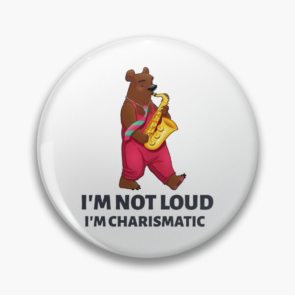 Item preview, I'm Not Loud, I'm Charismatic Stoicism Charisma Self Improvement Psychology T-Shirt designed and sold by All About Merch.