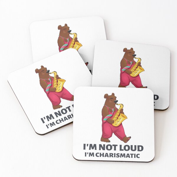Item preview, I'm Not Loud, I'm Charismatic Stoicism Charisma Self Improvement Psychology T-Shirt designed and sold by All About Merch.